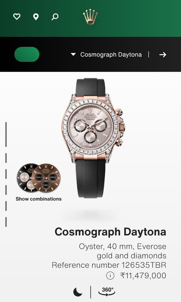 RLX Watch Oyster Perpetual Daytona Chosmograph