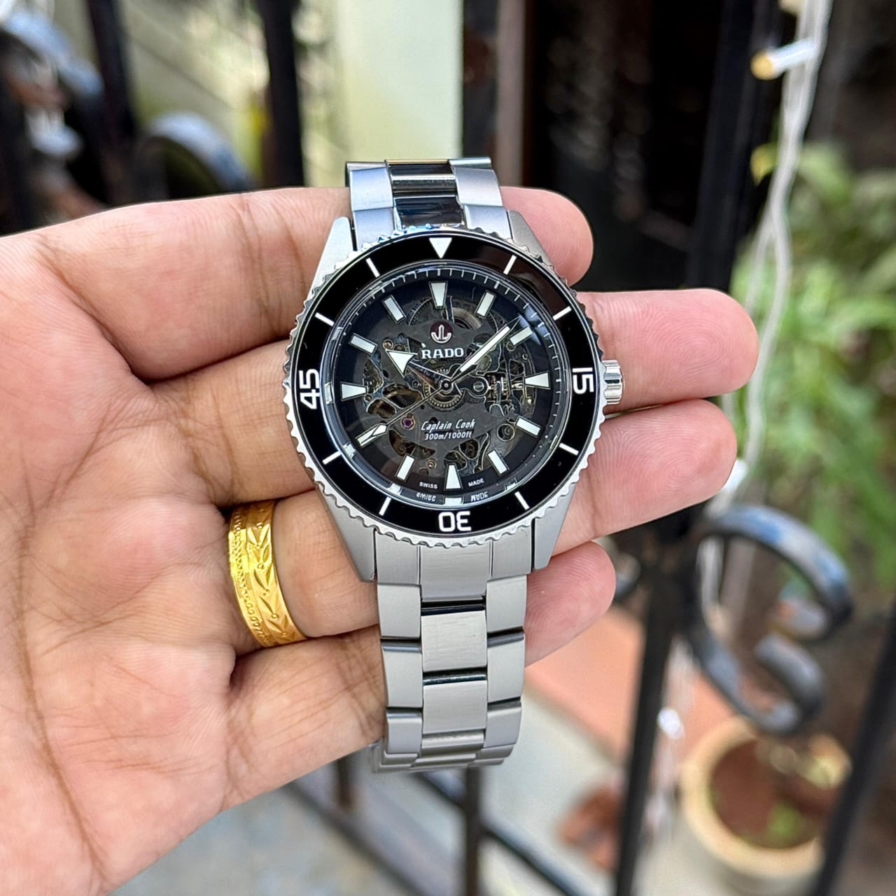 Ra_do Black & Silver Luxury Analog Watch