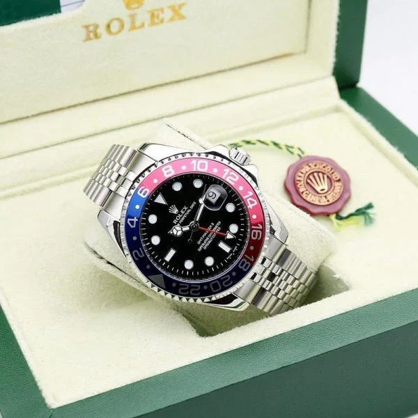 RLX Submariner – Custom “Blue Maroon” Bezel Edition