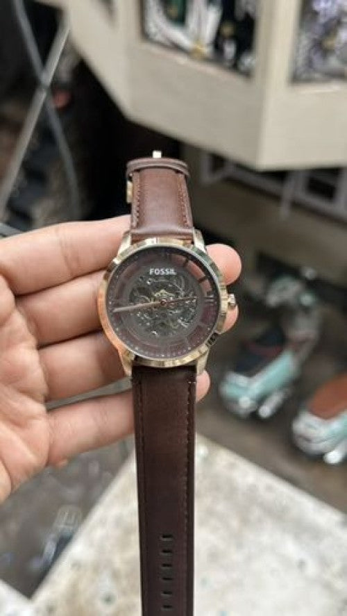 Foss*l Automatic leather premium watch