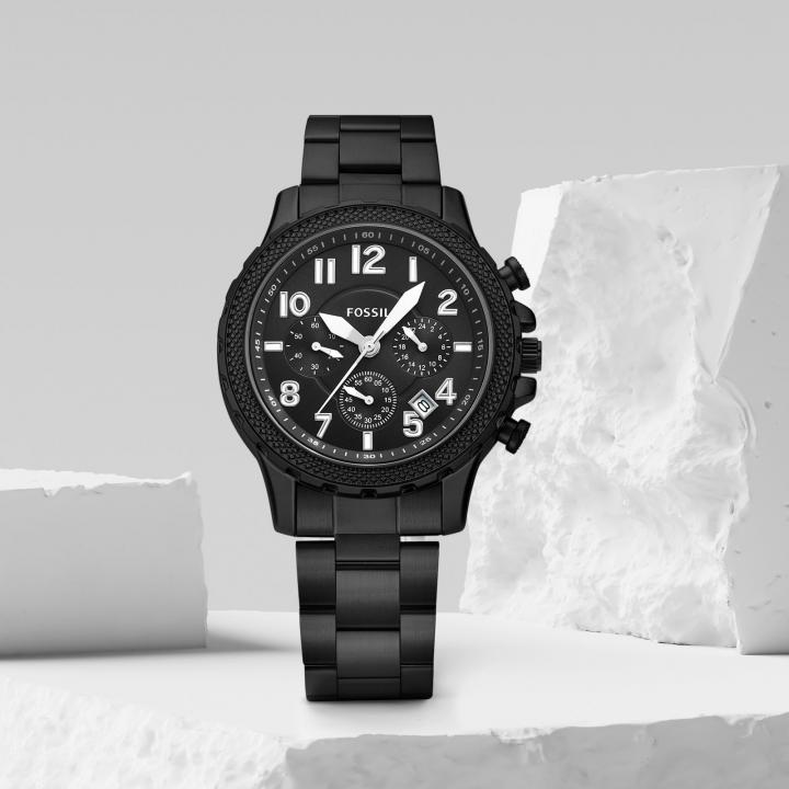 Fossiil Black Chronograph Stainless Steel Men’s Watch