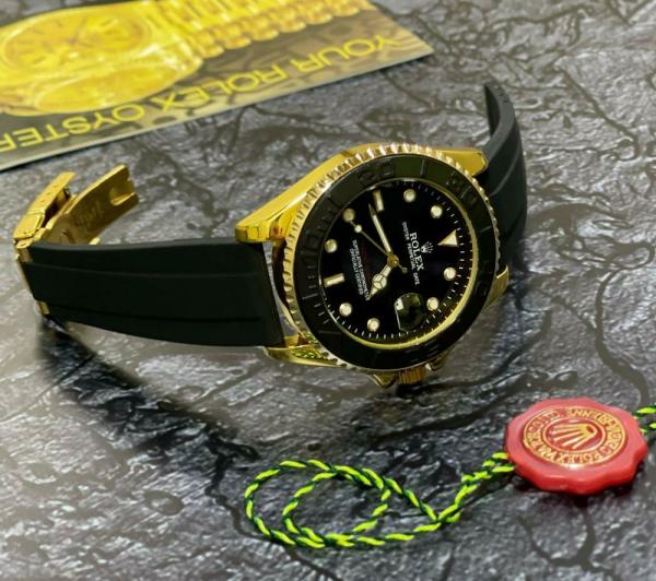RLX Oyster Perpetual Date – Black & Gold Marine Sport Edition