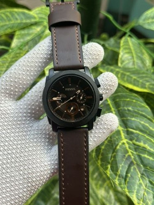 Foss*l Automatic leather premium watch