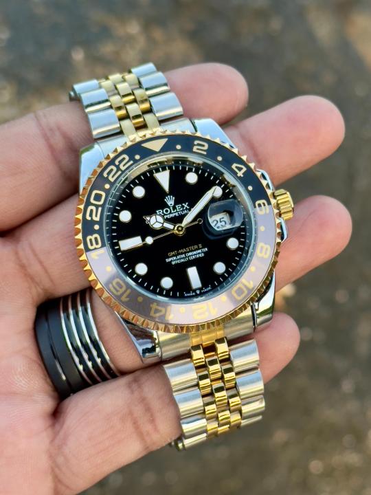 RLX Submariner – Custom “Pepsi” Gold & Black Bezel Edition