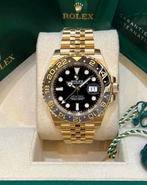 RLX GMT-Master II – Custom “Batman”  Bezel Golden Edition