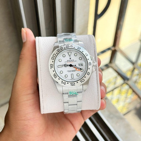 Rlx GMT 2 Watch Oyster perpetual Explorer 2.0 White