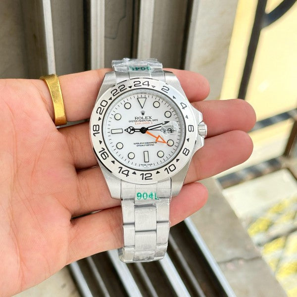 Rlx GMT 2 Watch Oyster perpetual Explorer 2.0 White