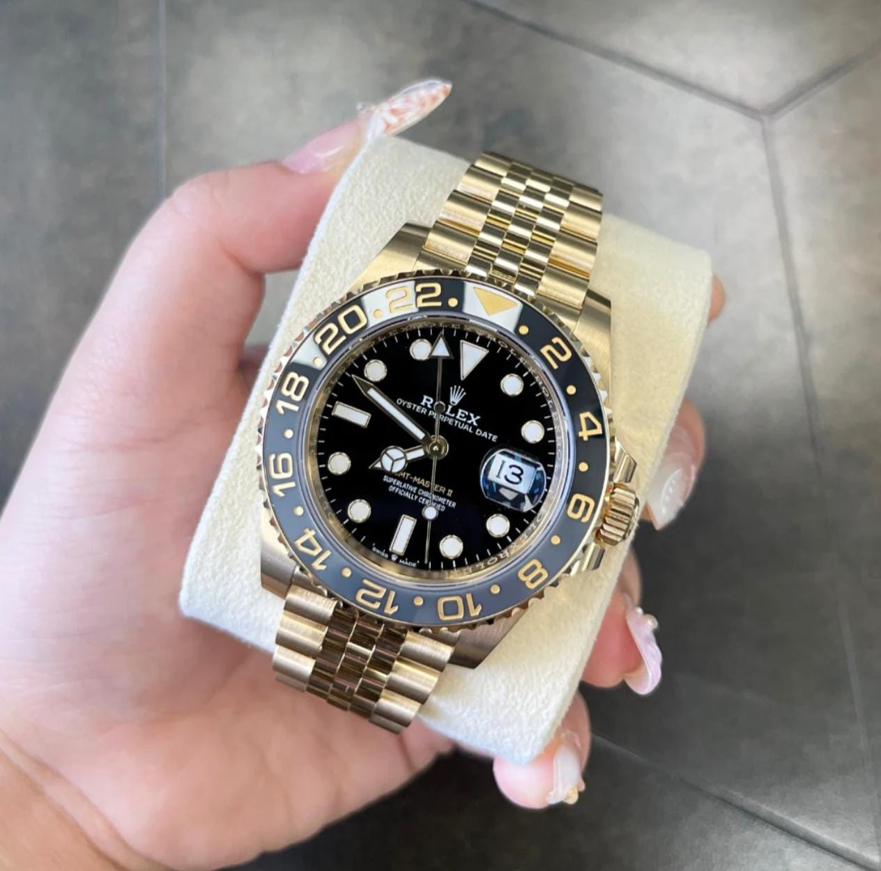 RLX GMT 2 Watch (King Ko*Li Using it ) Golden Black