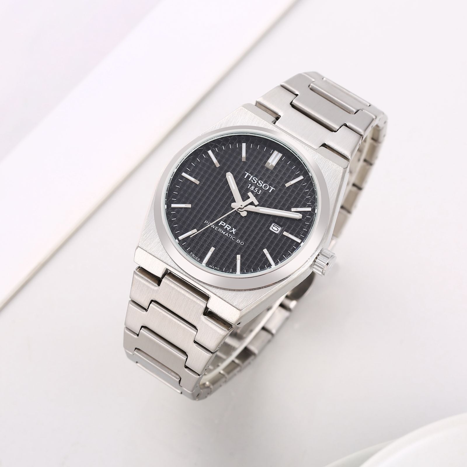 Tissot PRX Premiuim Watch (silver Black)