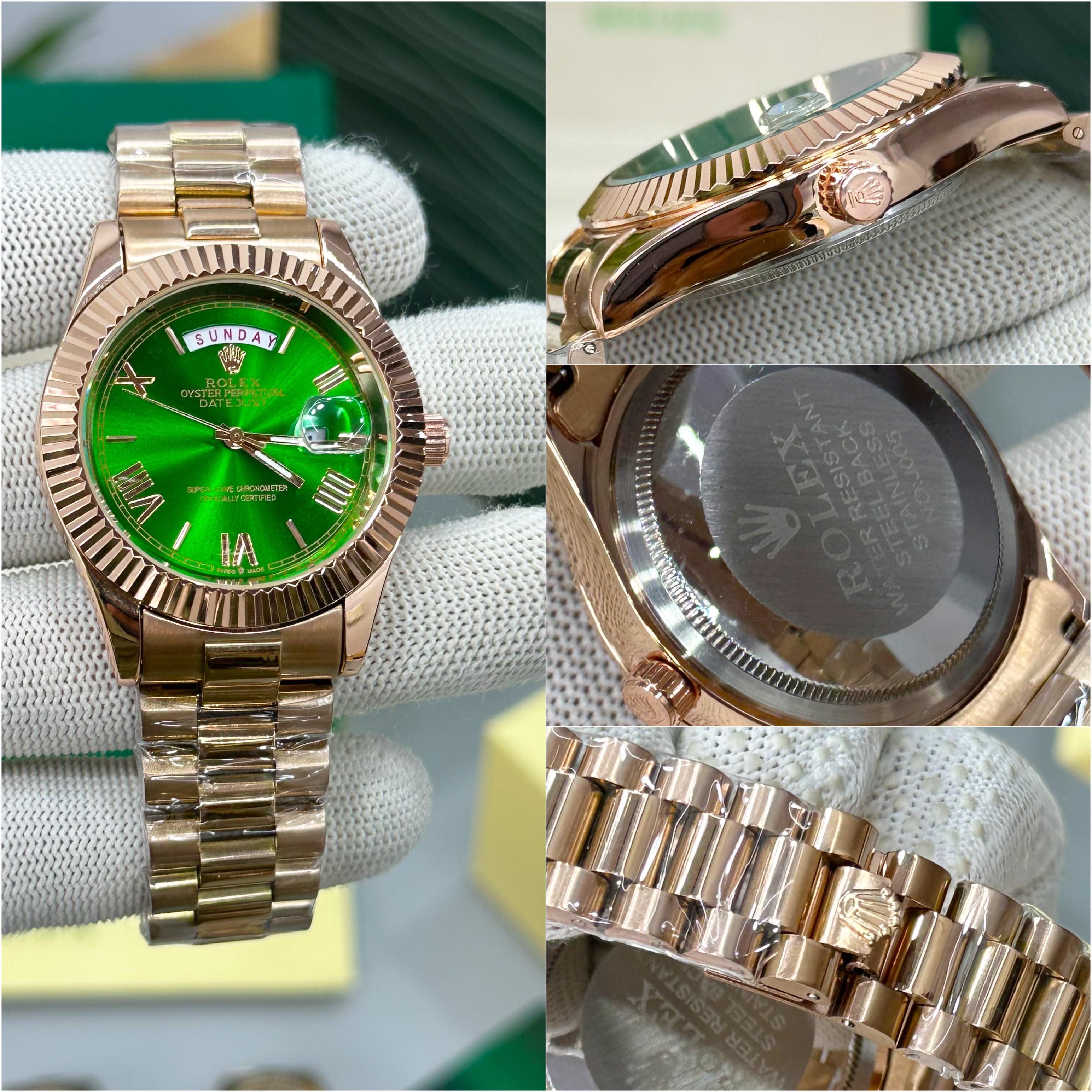 RLX Day-Date premium quality chain watch